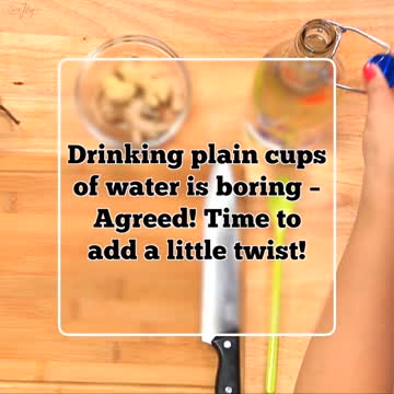 Pear And Ginger Infused Water For Digestion