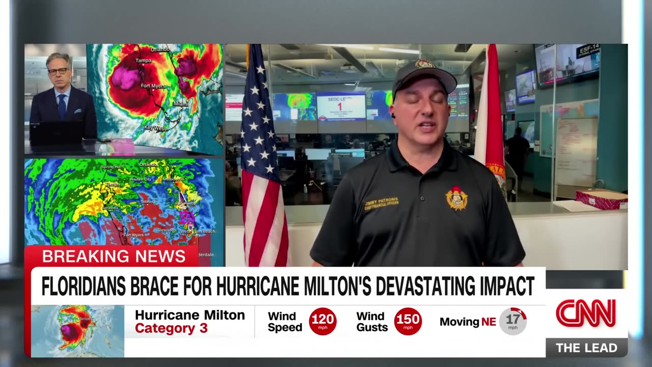Mayor of Tampa shares likely outcome of Tampa_s _Lieutenant Dan_ opting to ride out Hurricane Milton