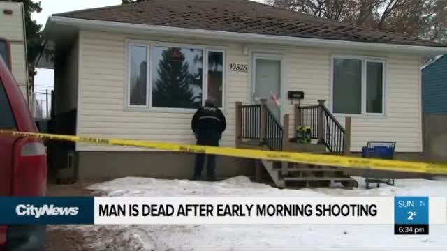 One man is dead after shooting in West Edmonton Sunday morning.