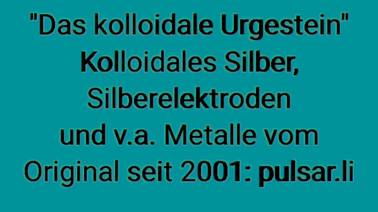 1L kolloiddales Silber in 6 Minuten