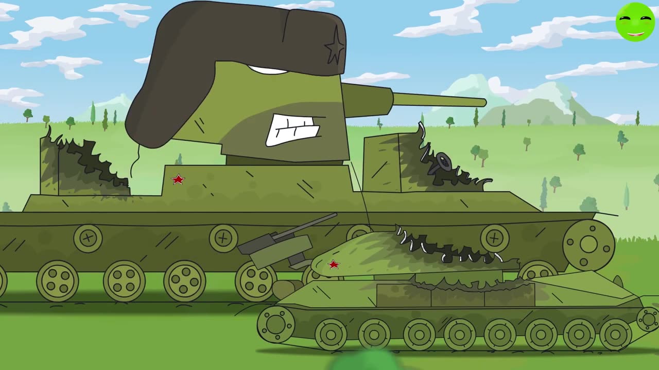 Tough battle - Cartoons about tanks