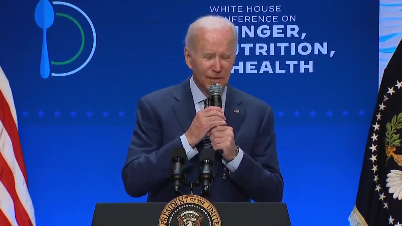 Biden Humiliates Himself While Mumbling His Way Through Speech