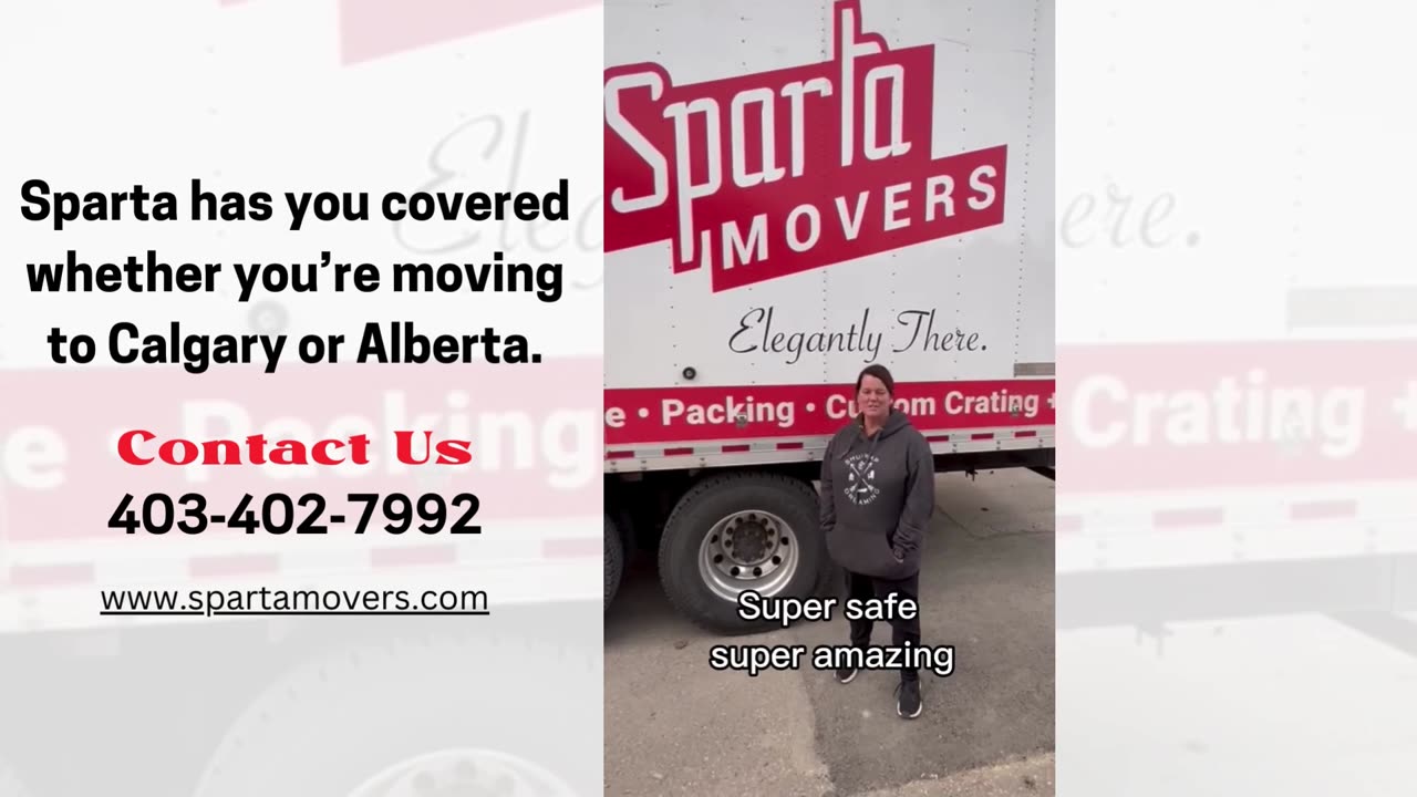 Sparta has you covered whether you’re moving to Calgary or Alberta.