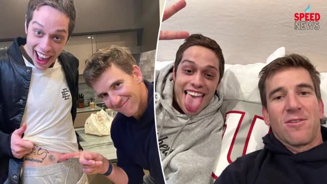 Pete Davidson Returns to Instagram, This Time in Joint Account with Eli Manning