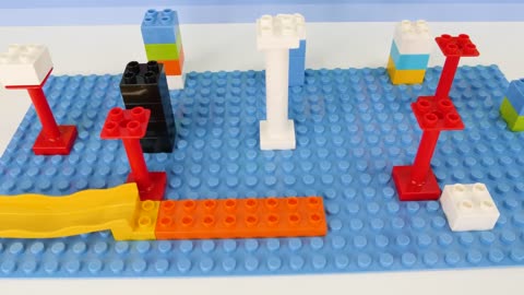 Best Toy Learning Video for Kids Building Block Lego Car Track!