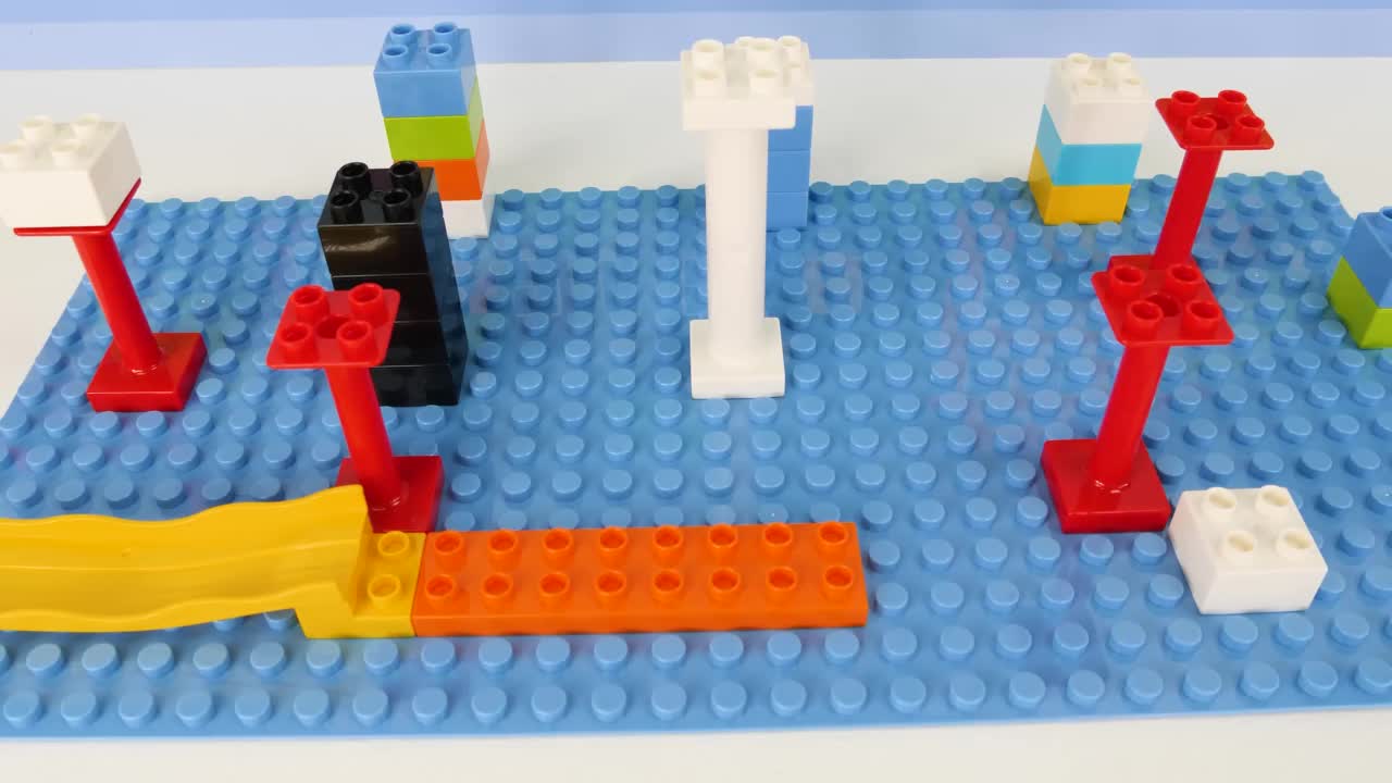 Best Toy Learning Video for Kids Building Block Lego Car Track!