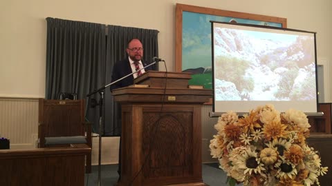 Sermon at Castleberry Baptist Church on November 3, 2024.