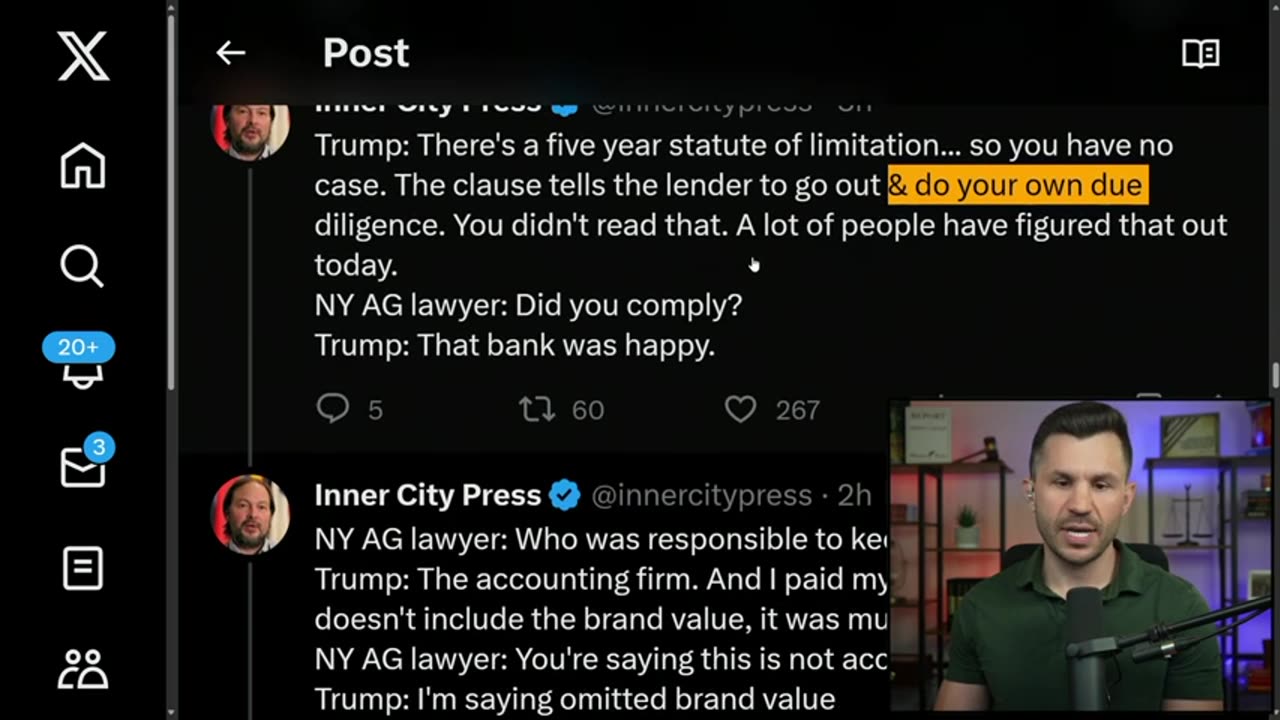 Robert Gouveia Esq. - Trump TESTIFIES in New York and Alina RIPS Judge