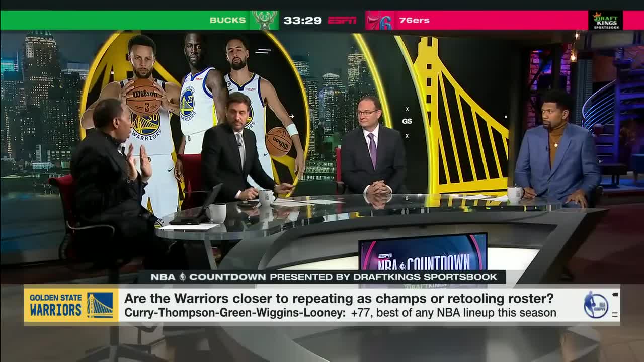 Stephen A. debates... WOJ?! ?? Should the Warriors chase 1 more ring? | NBA Countdown