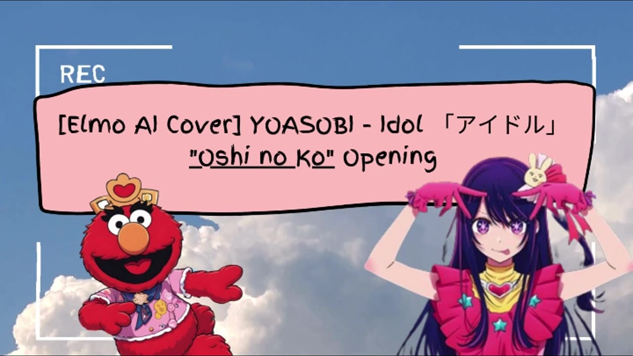 [Elmo sings/AI Cover] YOASOBI - Idol アイドル Oshi no Ko Opening