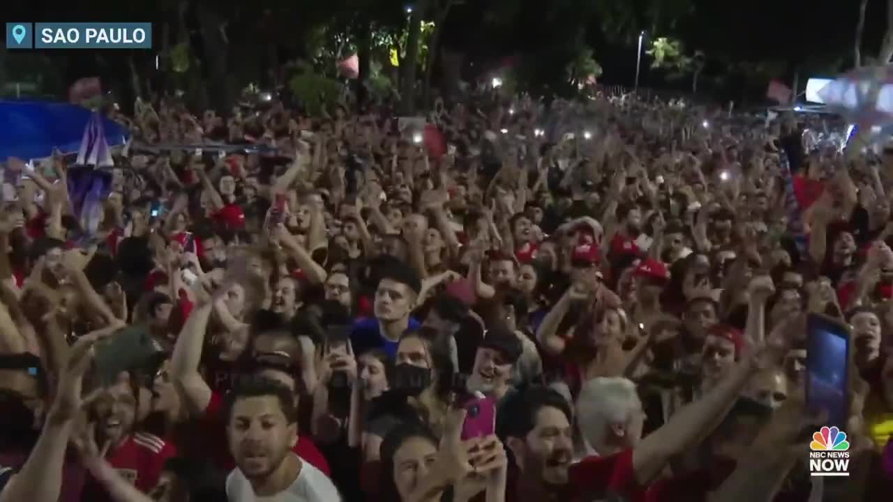 Supporters Of Brazil’s President-Elect Lula da Silva Celebrate Victory Over Bolsonaro