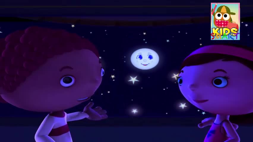 Up In The Dark Sky | Rhymes Nursery