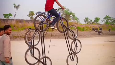 8 wheel bike