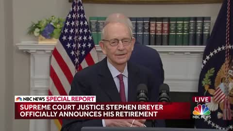 Justice Breyer Announces Supreme Court Retirement, Reflects On Love of Teaching