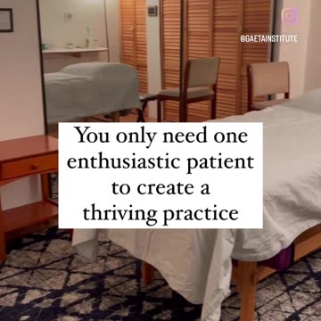 It Only Takes One Patient...