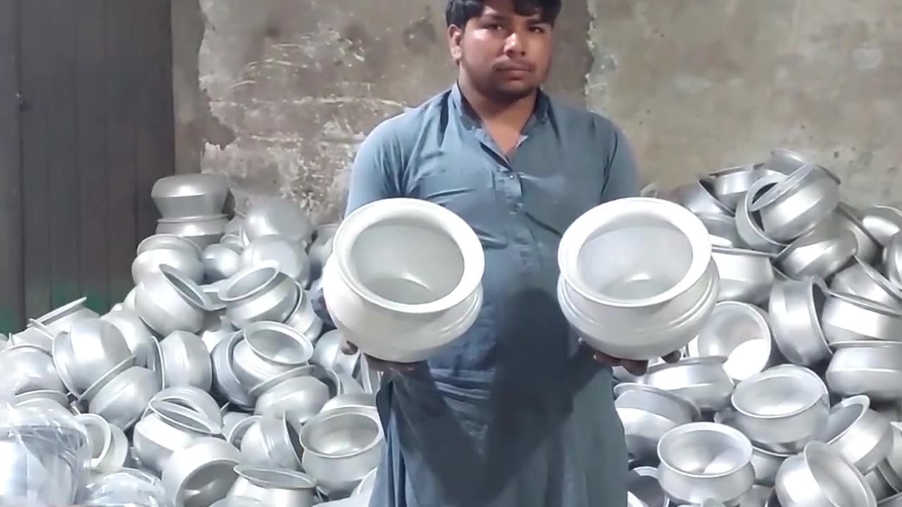 Fascinating Process: Crafting Cookware Pots in a Local Factory