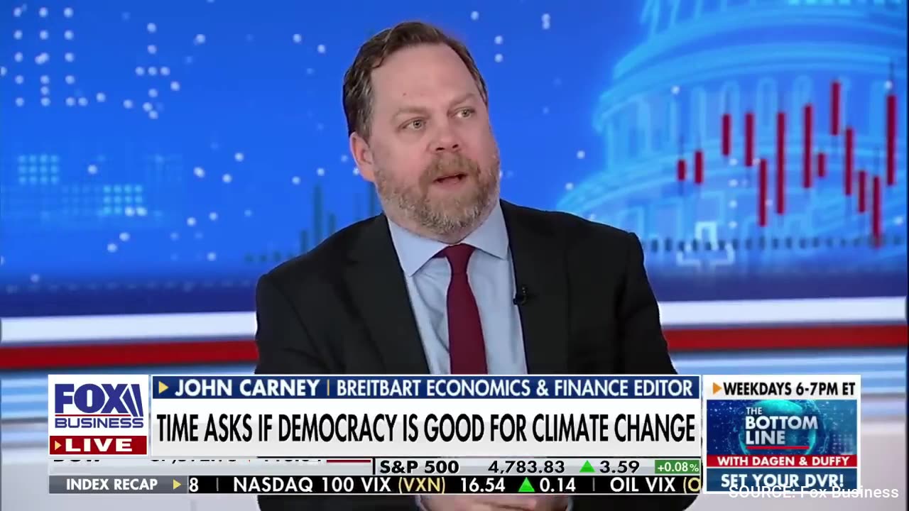 Fox Host Goes Off On Biden Admin, Ending Democracy For Climate Change Activism