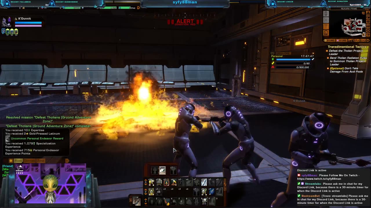 syfy88man Game Channel - STO -How to Kill a Tholian, You Cook It. Short Video