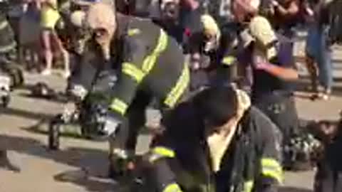 Donning Fireman Gear in 60 seconds!