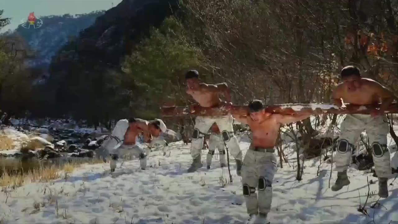 North Korea has released a video of KPA soldiers in "intense" winter training.