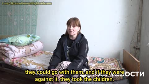 took children out of Bakhmut in order to force their parents to evacuate