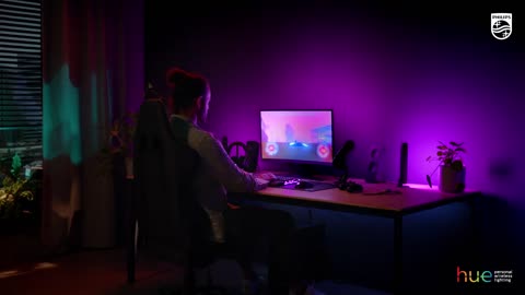 Philips Hue Play Gradient Lightstrip für einen Monitor