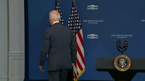 Biden Walks Away From Questions After Hurricane Ida Speech