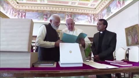 Modi meets pope