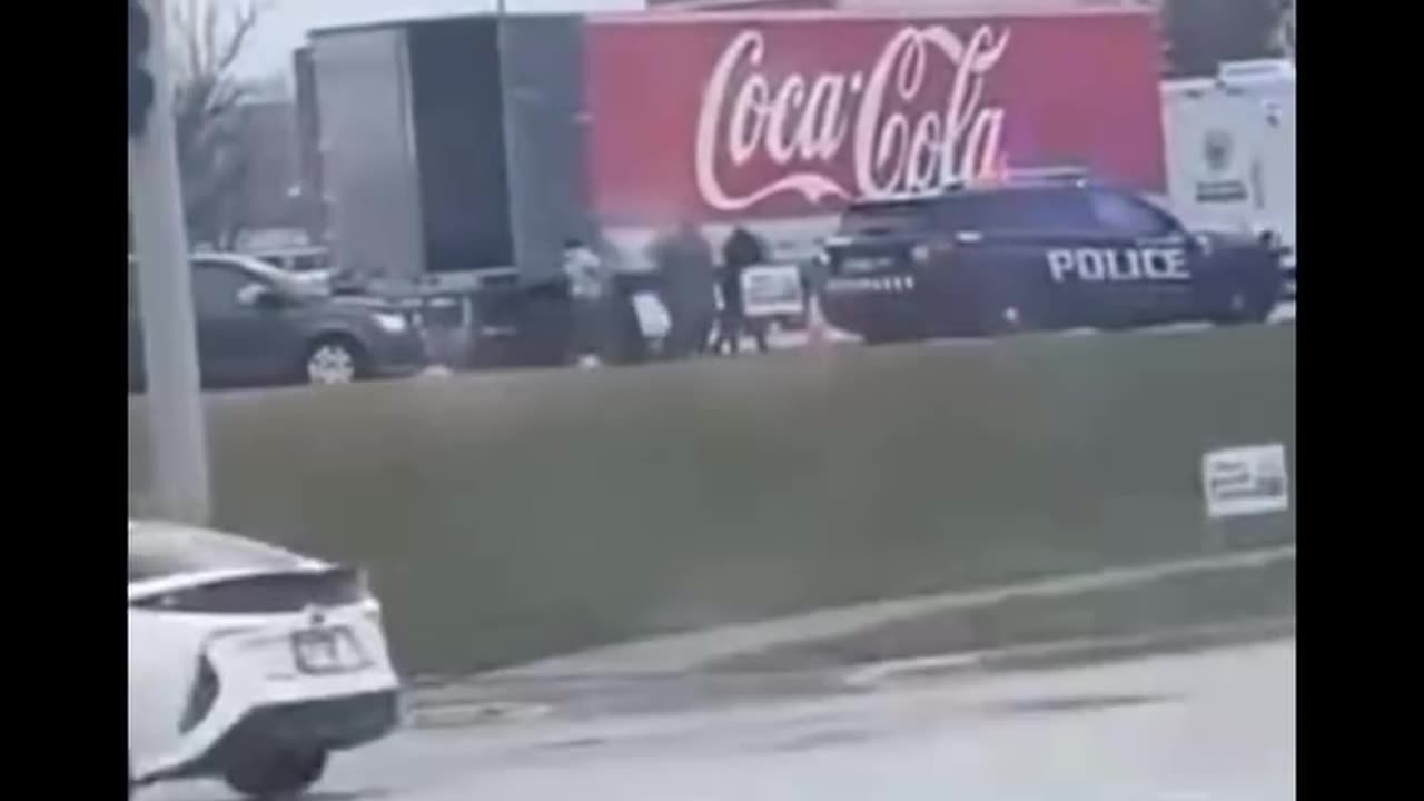 Coke truck full of kids