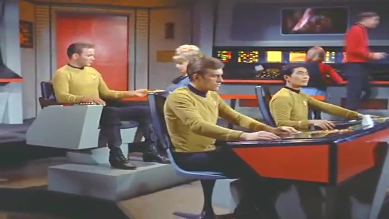 Spock Bangs Space Babe on Omicron Theta Beta