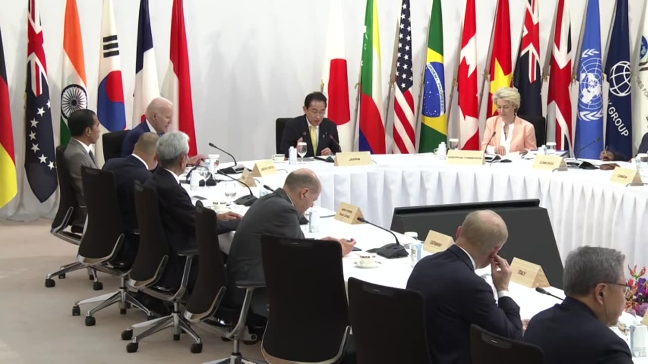Biden attends the Partnership for Global Insfrastructure and Investment event at the G7 summit