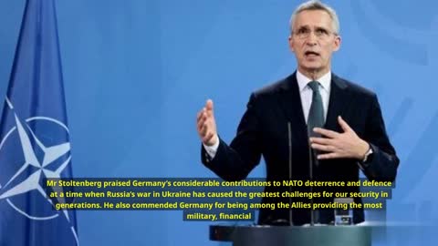 Secretary General praises Germany’s strong contributions to NATO and support to Ukraine