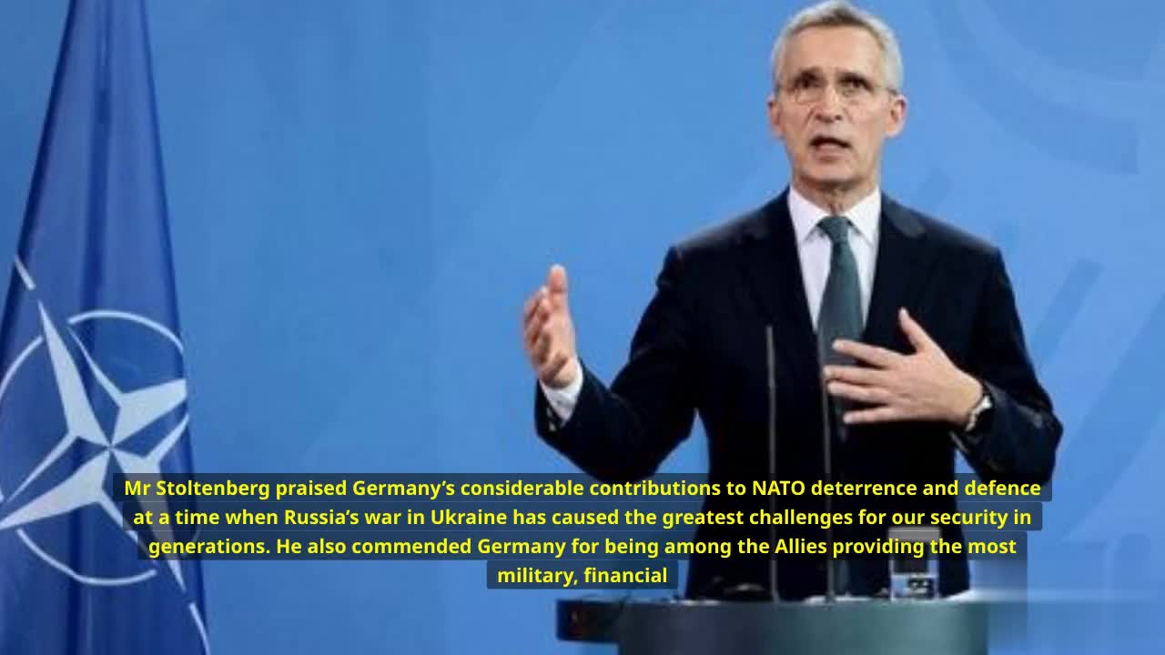 Secretary General praises Germany’s strong contributions to NATO and support to Ukraine