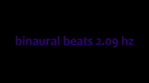 binaural beats 2.09 hz