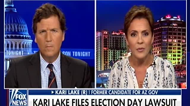 Tucker Carlson Endorses Kari Lake Lawsuit