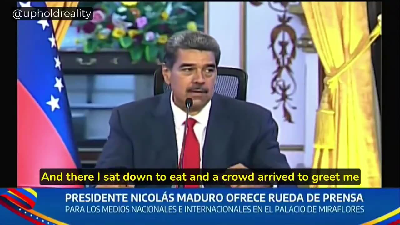 🚨🇻🇪🇺🇸 I asked VENEZUELAN PRESIDENT MADURO if he believes he could be...