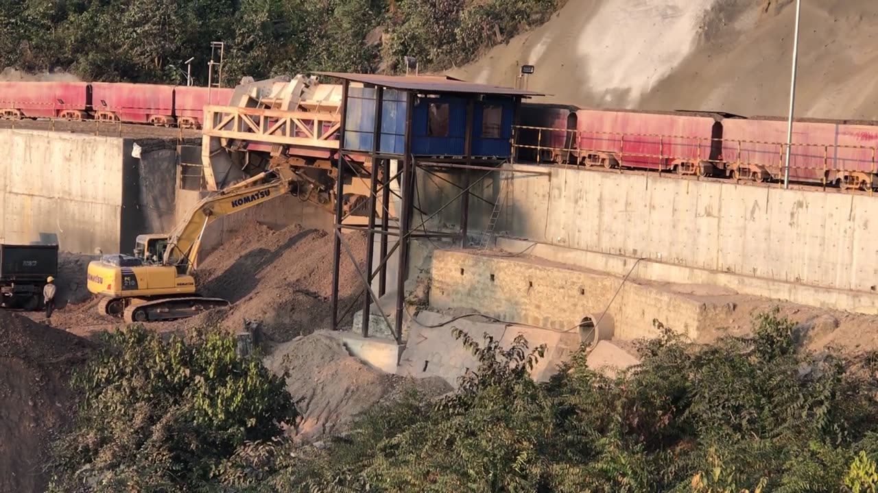 Mucking muckcart in bheri babai BBDMP, Tunnel Boring Machine TBM