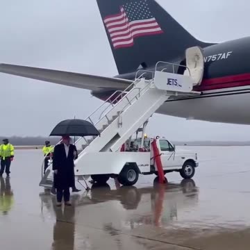 TRUMP💜🏅CARES FOR AMERICA❤️⭐️🚂THROUGH RAIN & STORM🇺🇸💙🛫🌧️☔️