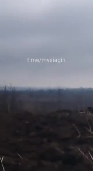 The Ukrainians fired on Russian positions from a demining vehicle UR-77.