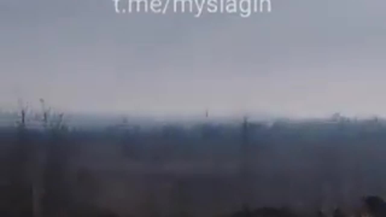 The Ukrainians fired on Russian positions from a demining vehicle UR-77.