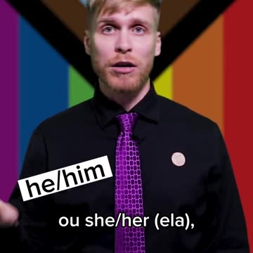 Pronoun Mafia has taken over. He works for the U.S. Embassy in Brazil