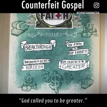 The American Gospel | Counterfeit Gospel. #falsegospel