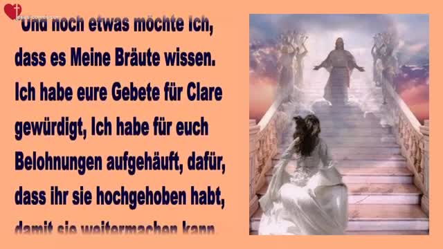 Ich segne euch mit Meiner fühlbaren Gegenwart ❤️ Liebesbrief von Jesus