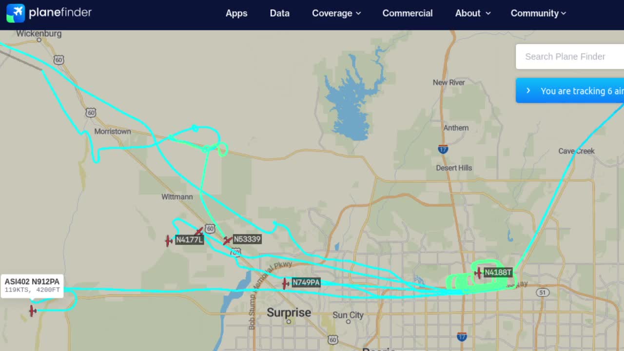 gang warfare by Trashpac Aviation llc at KDVT 9am Jan 26 2023