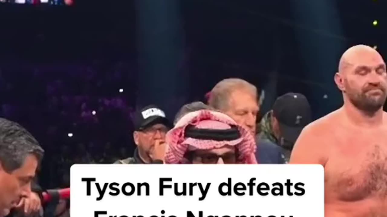 TYSON FURY HAS DEFEATED FRANCIS NGANNOU BY SPLIT DECISION!!! 🤯 😱