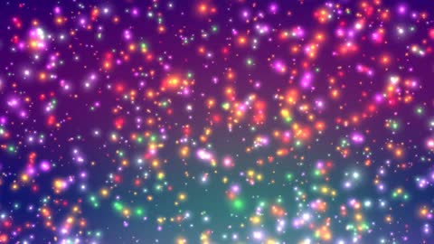 colorful particle stage background