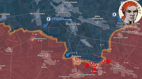 Ukraine War, Rybar Map for October 14th, 2023 Ukraine Gambles on Kherson Landing