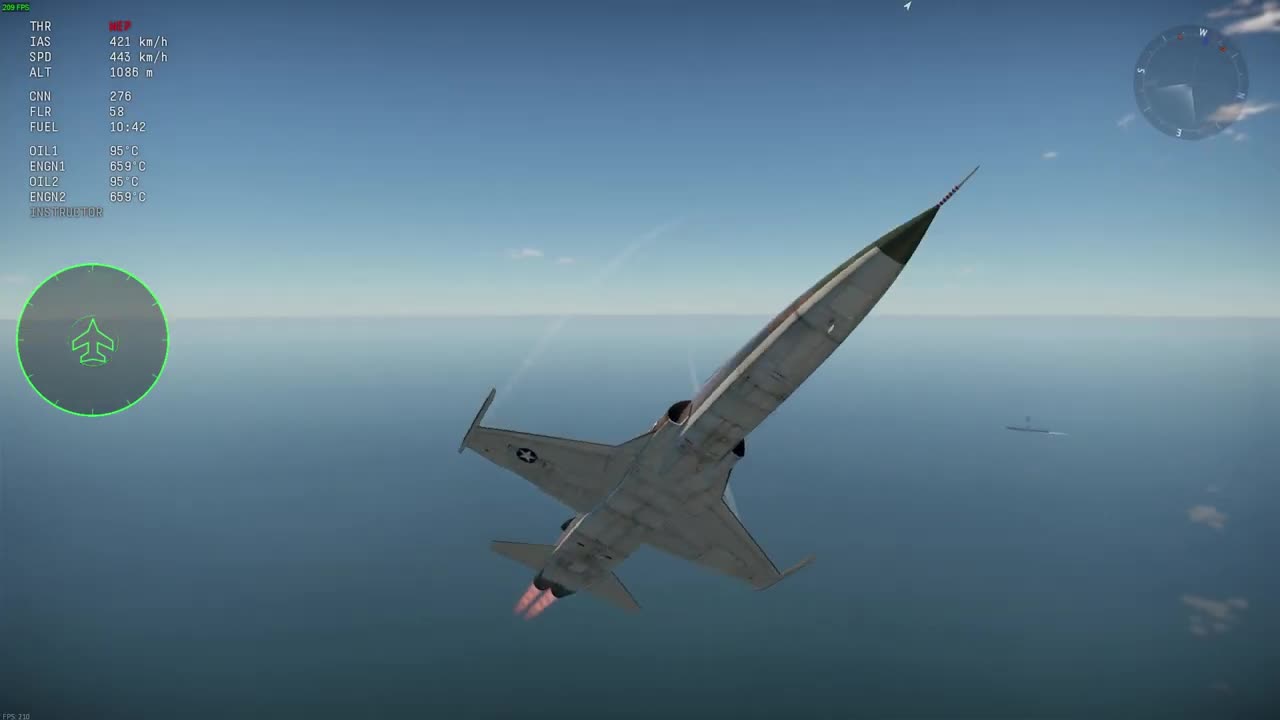 War thunder f5c cobra maneuver ?