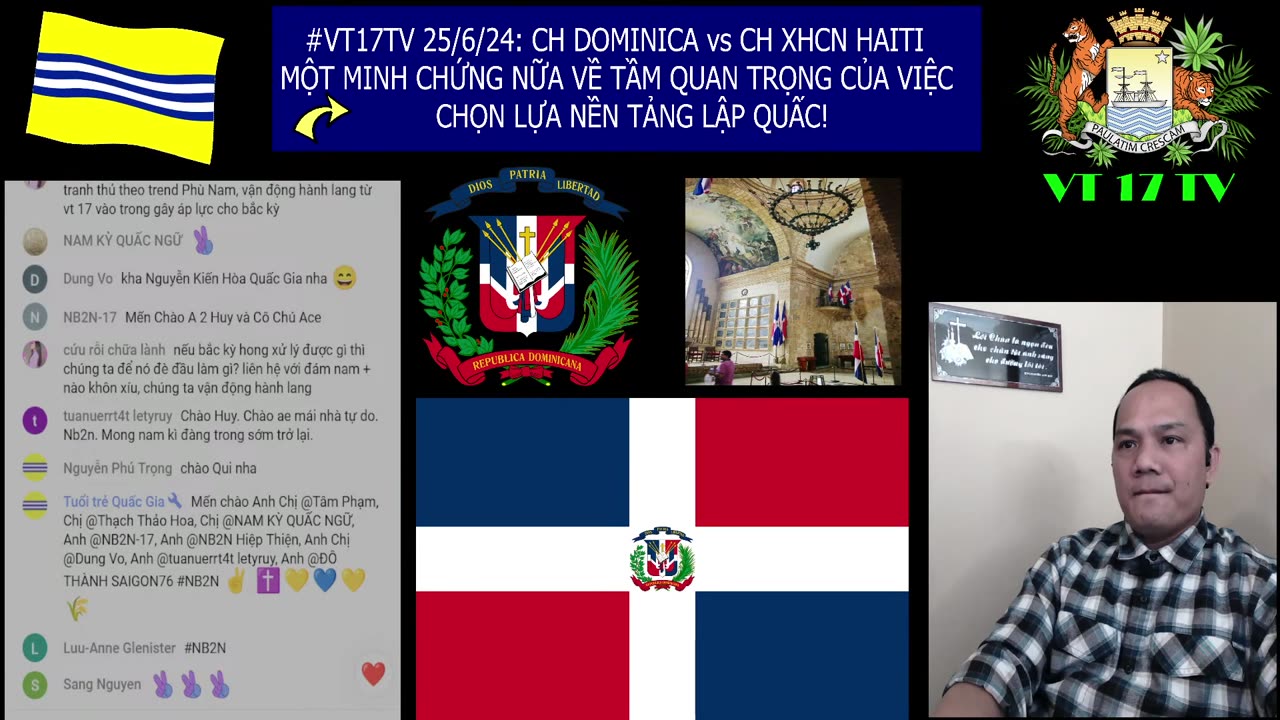 #VT17TV 25/6/24: DOMINICA vs HAITI - TẦM QUAN TRỌNG CỦA "CHỌN LỰA NỀN TẢNG LẬP QUẤC"!