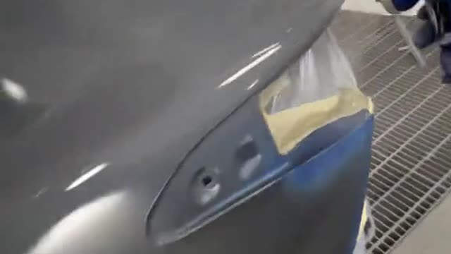 Automotive sheet metal surface painting